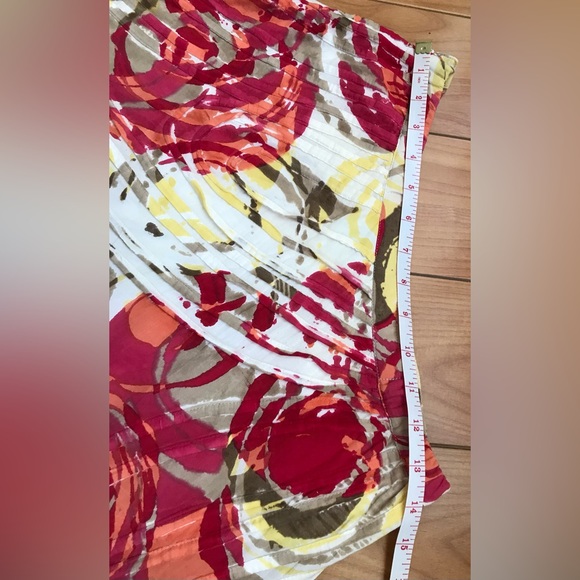 EUC Chico’s colorful cotton summer Skirt - Picture 8 of 10